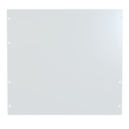 Hammond 10U FLAT STEEL Panel WHITE PBPS19017WH
